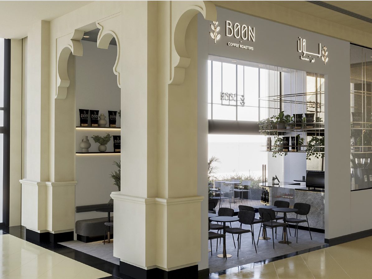 The Boon café on the Golden Mile, Palm Jumeirah