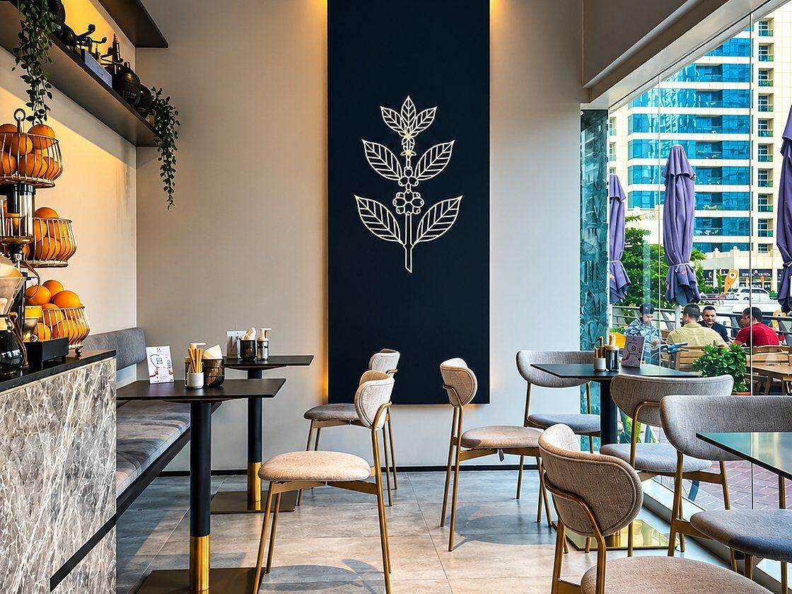 Inside the Boon café in JLT