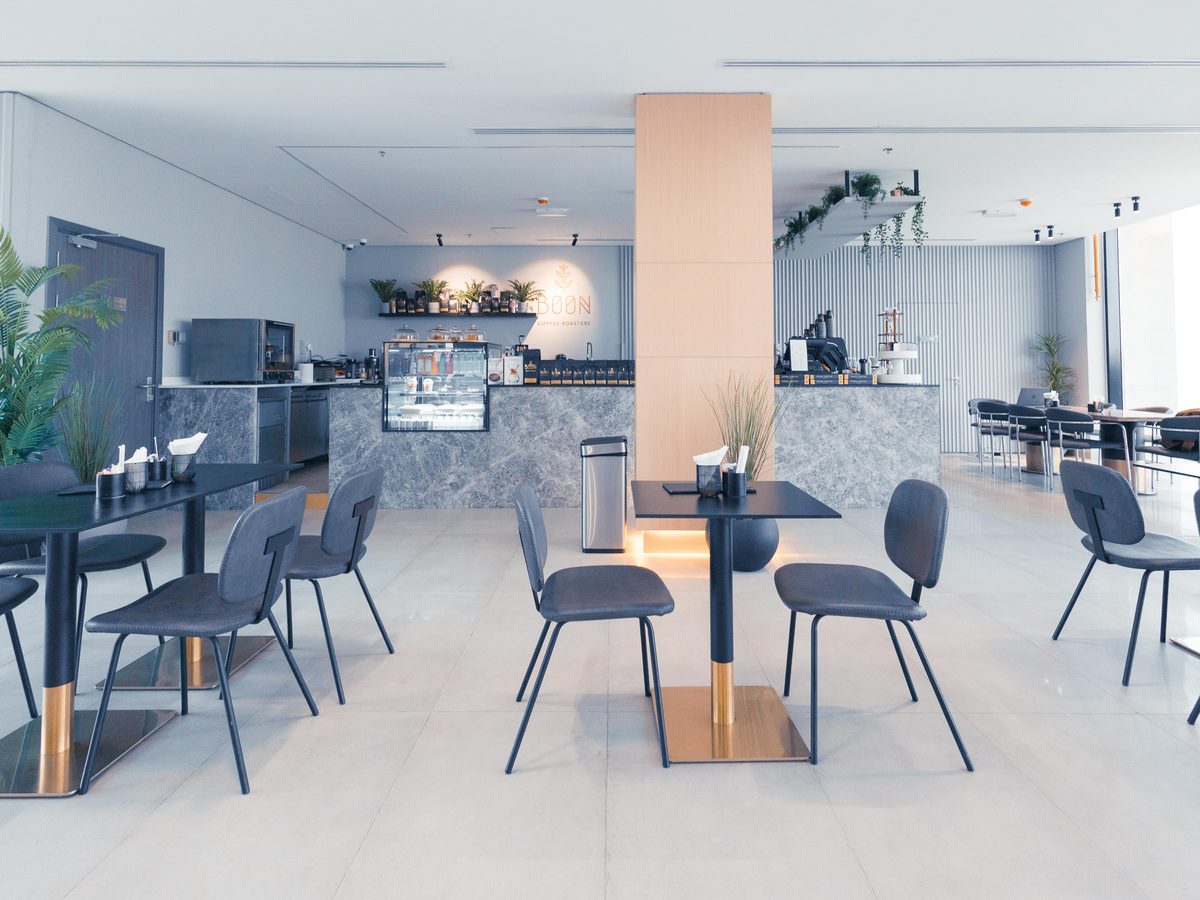 The Boon café at World Padel Academy, Sharjah