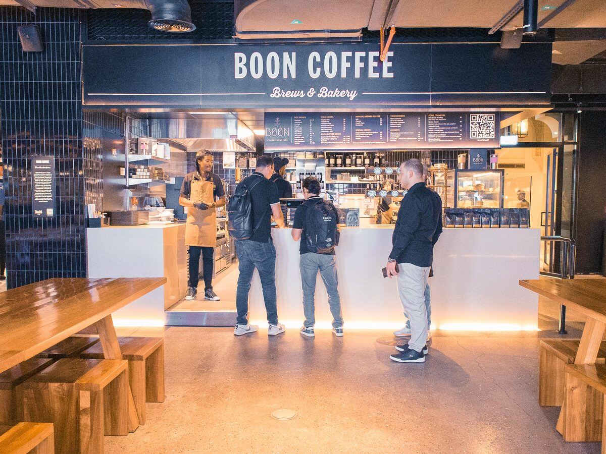 The Boon espresso bar in Time Out Market Dubai